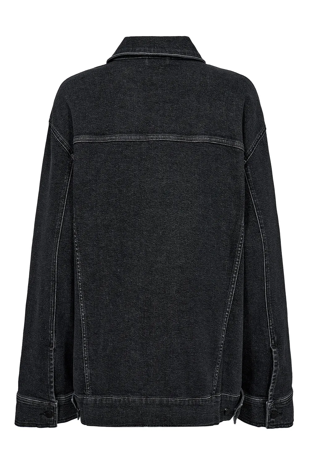 IVY-Augusta Oversize Jacket Wash Istanbul Black