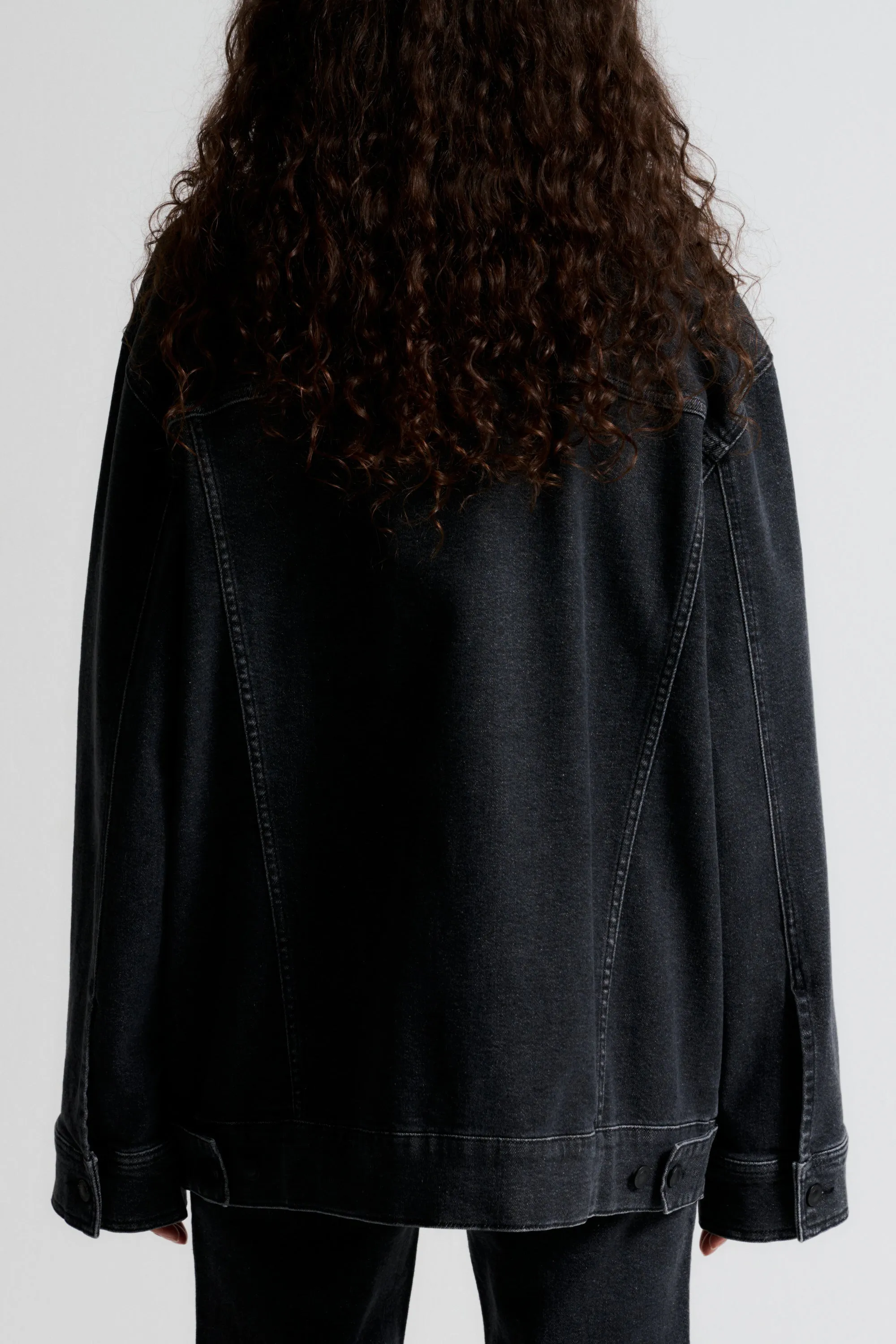 IVY-Augusta Oversize Jacket Wash Istanbul Black