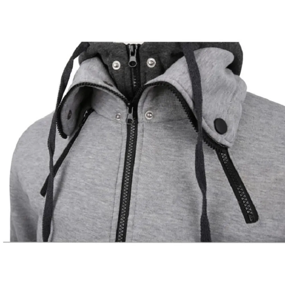 KING BILLION  Double Layer Hoodie With Zipper