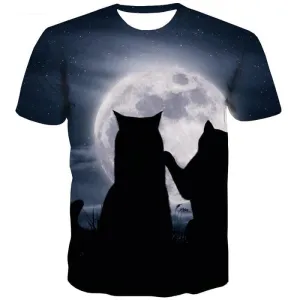 kitten tshirt cat shirt tee pet men Cool art costume