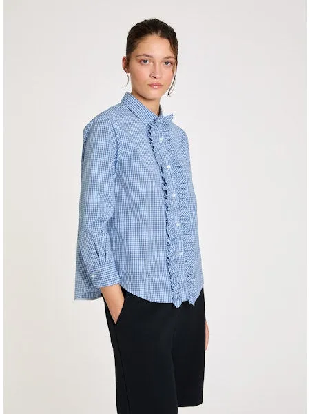 Lis Lareida Bluette Shirt with Detachable Ruffle