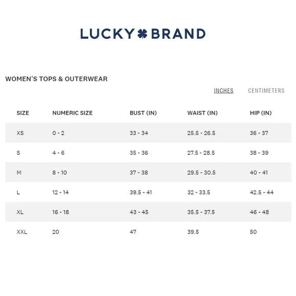 Lucky Brand Women's H.E.R. Blue Classic Crewneck Graphic Print T-Shirt
