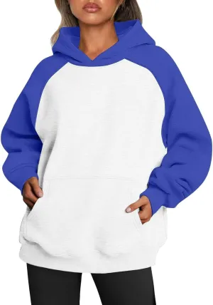 MCILLO Womens Oversized Sweatshirts Pullover Hoodies Long Sleeve with Pockets Winter Fall Outfits Clothes