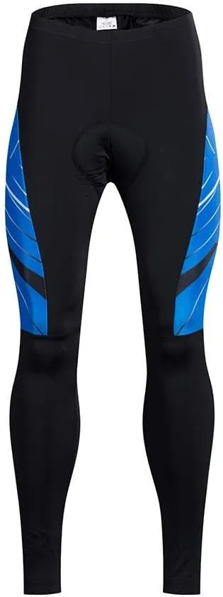 Men's Cycling Jersey Set Long Sleeve Full Zipper Quick-Dry Bike Shirt 3D Padded Cycling Tights Pants