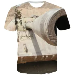 Military T shirts Men War Tshirts Casual Tank Tshirts Cool Metal Tshirt Anime Mountain Shirt Print