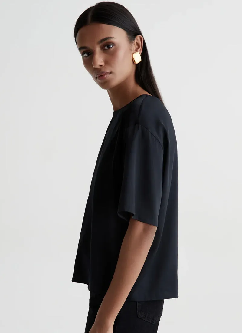 Nari Short-Sleeve Silk T-Shirt