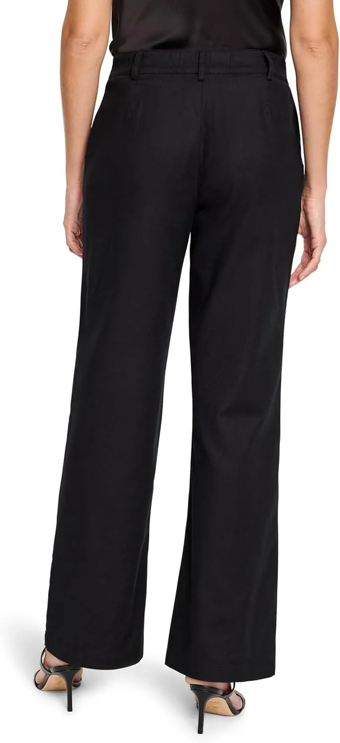 NIC ZOE Women's 31" Linen Cotton Eliot Wide-Leg Pants