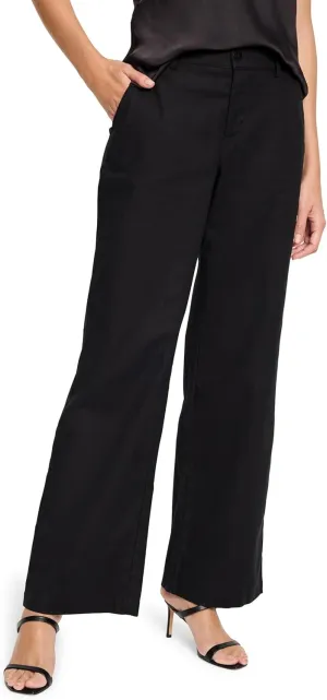 NIC ZOE Women's 31" Linen Cotton Eliot Wide-Leg Pants