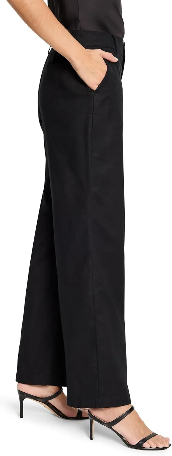 NIC ZOE Women's 31" Linen Cotton Eliot Wide-Leg Pants