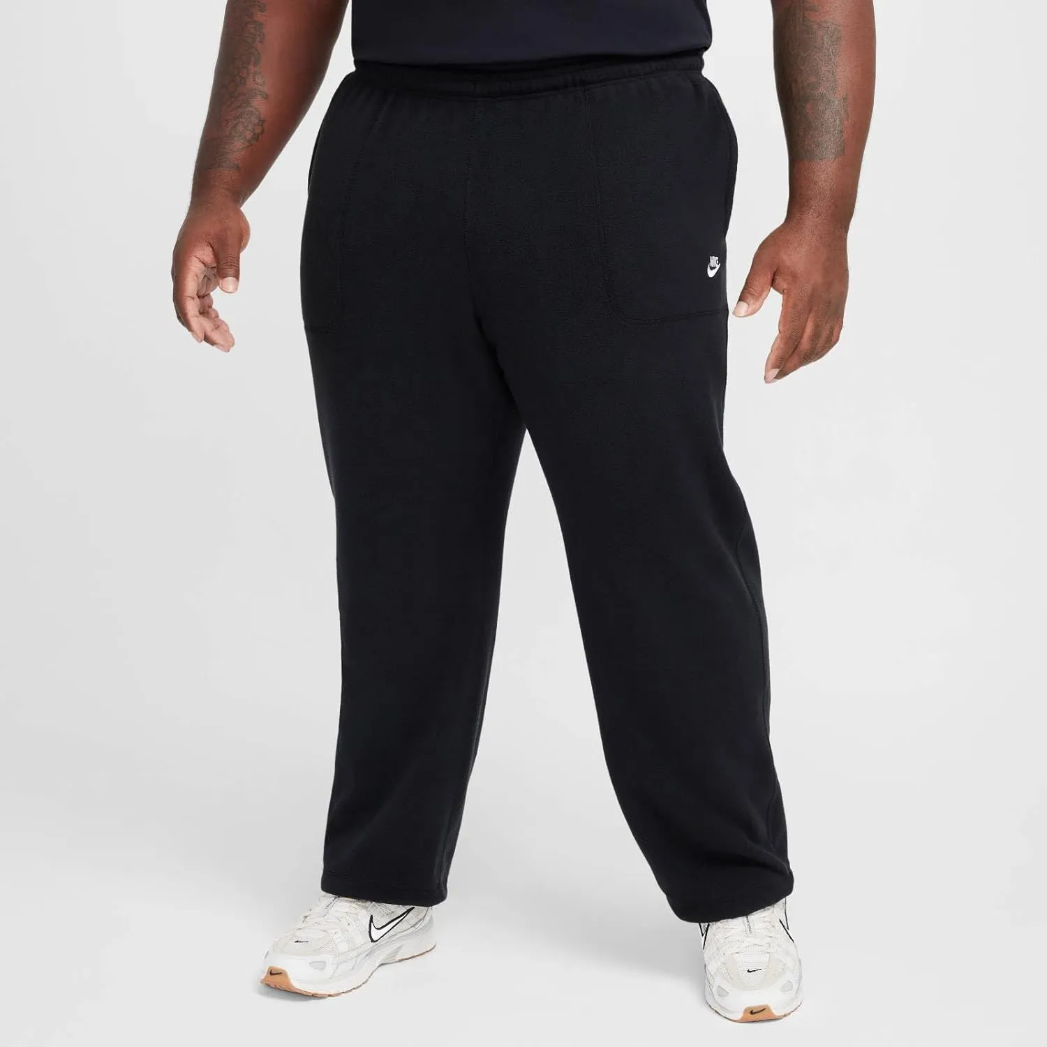Nike Sportswear Club Men's Winterized Pants (FZ0899-010, Black/White)