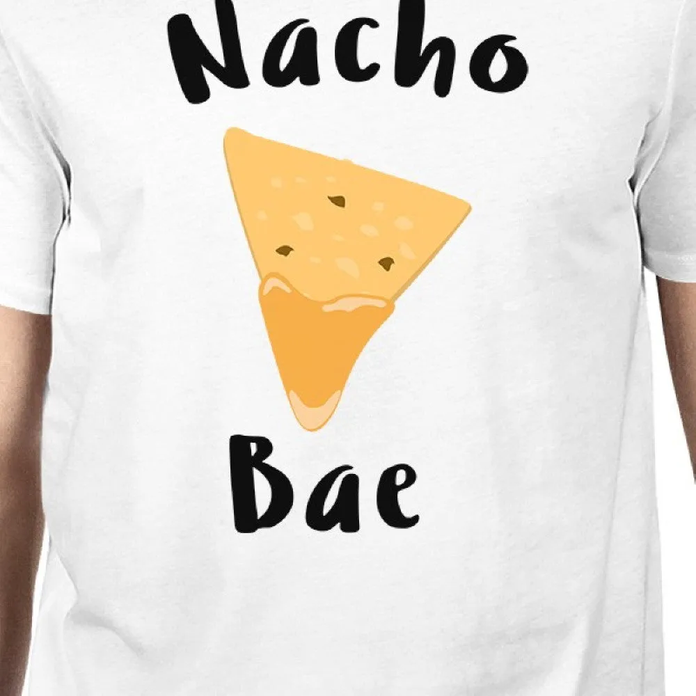 Nocho Bae Men's White T-shirt Trendy Graphic Tee For His Birthday