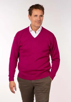 Plain V Neck Knit - Cerice Rose