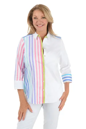 Rainbow Striped Charlie Shirt