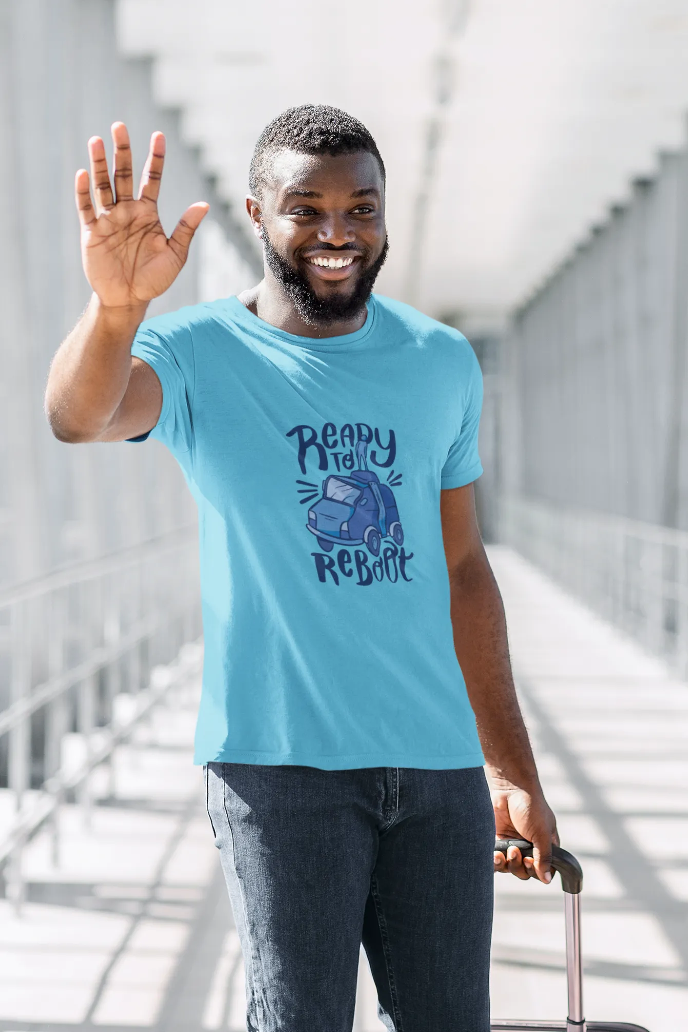 Ready To Reboot Printed T-shirt for men