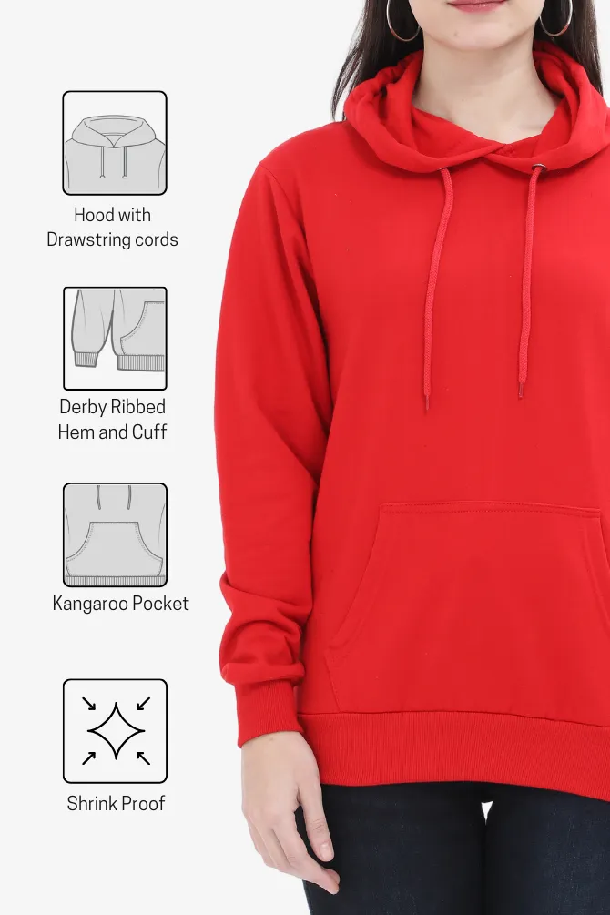 Red Hoodie for women