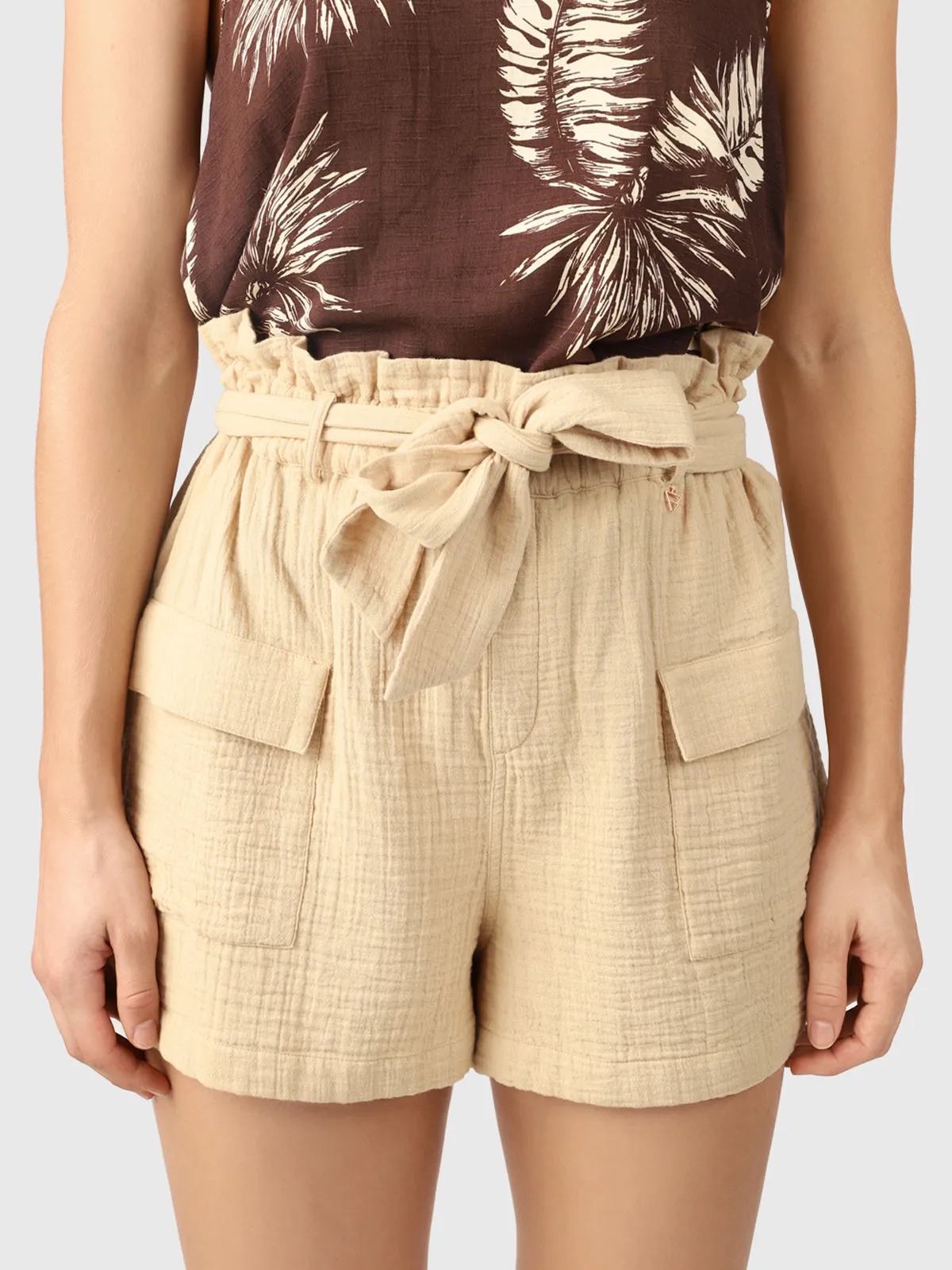 Ryo Women Shorts | Beige