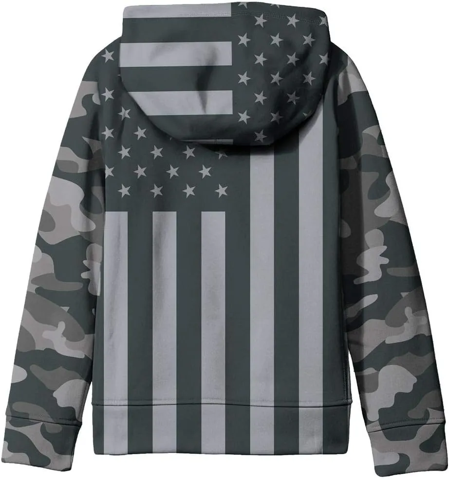 SAYM Teen Boys' Galaxy Fleece Sweatshirts Pocket Pullover Hoodies 4-16Y