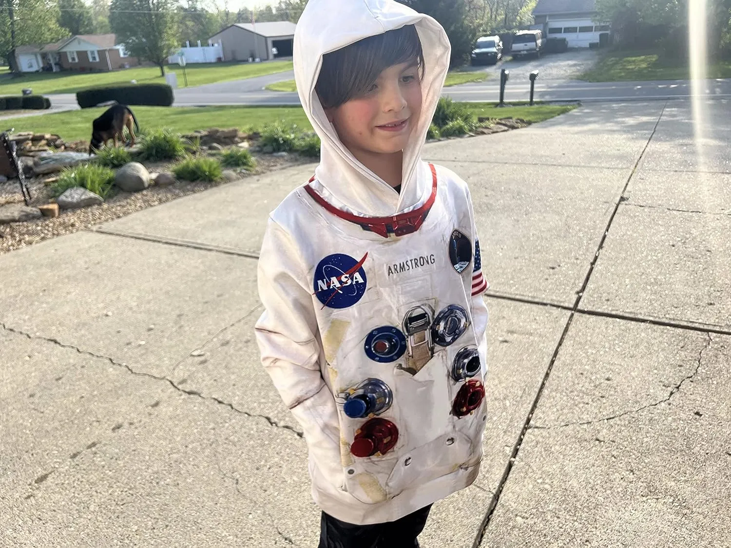 SAYM Teen Boys' Galaxy Fleece Sweatshirts Pocket Pullover Hoodies 4-16Y