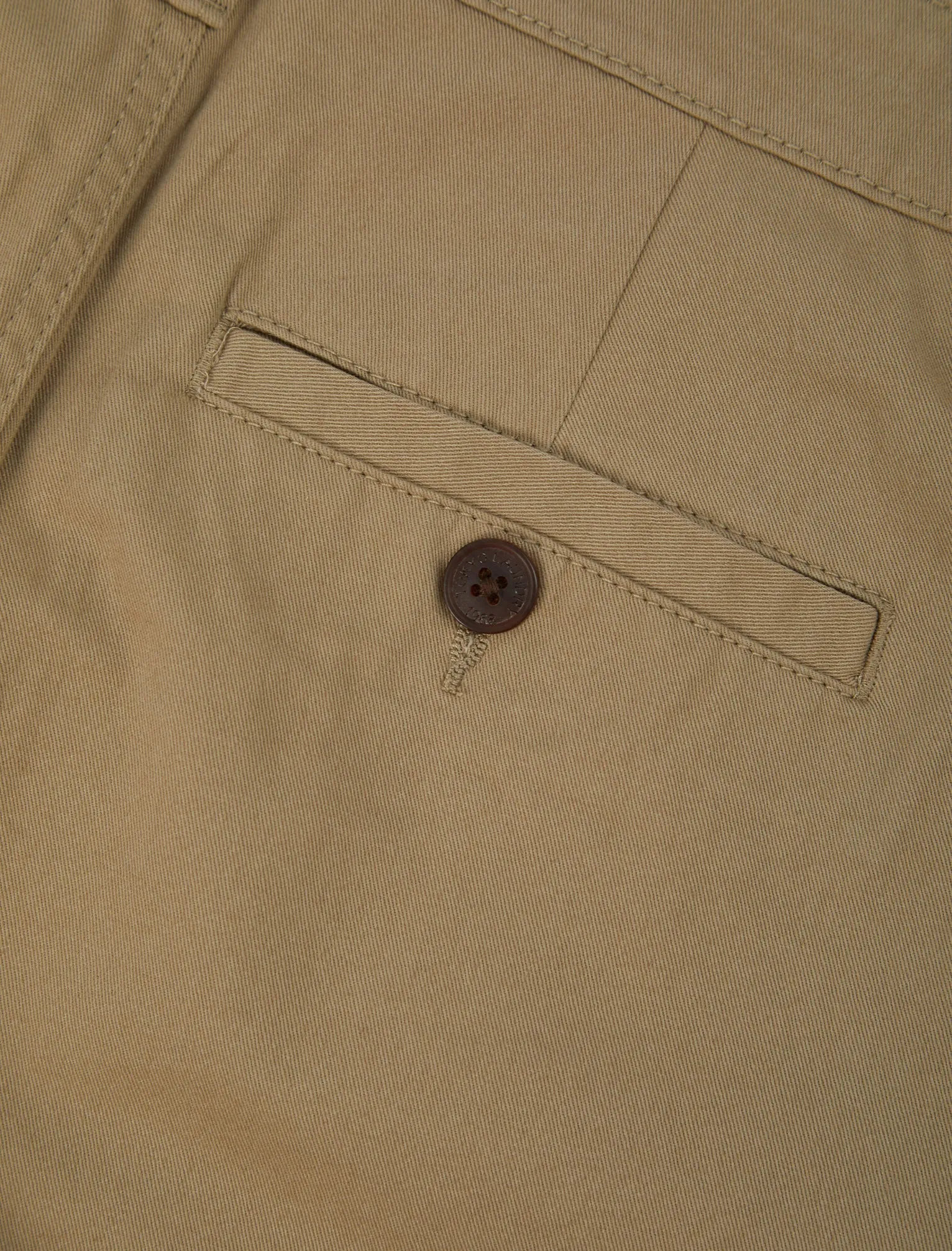 Somero Cotton Twill Chino Shorts in Stone - Tokyo Laundry