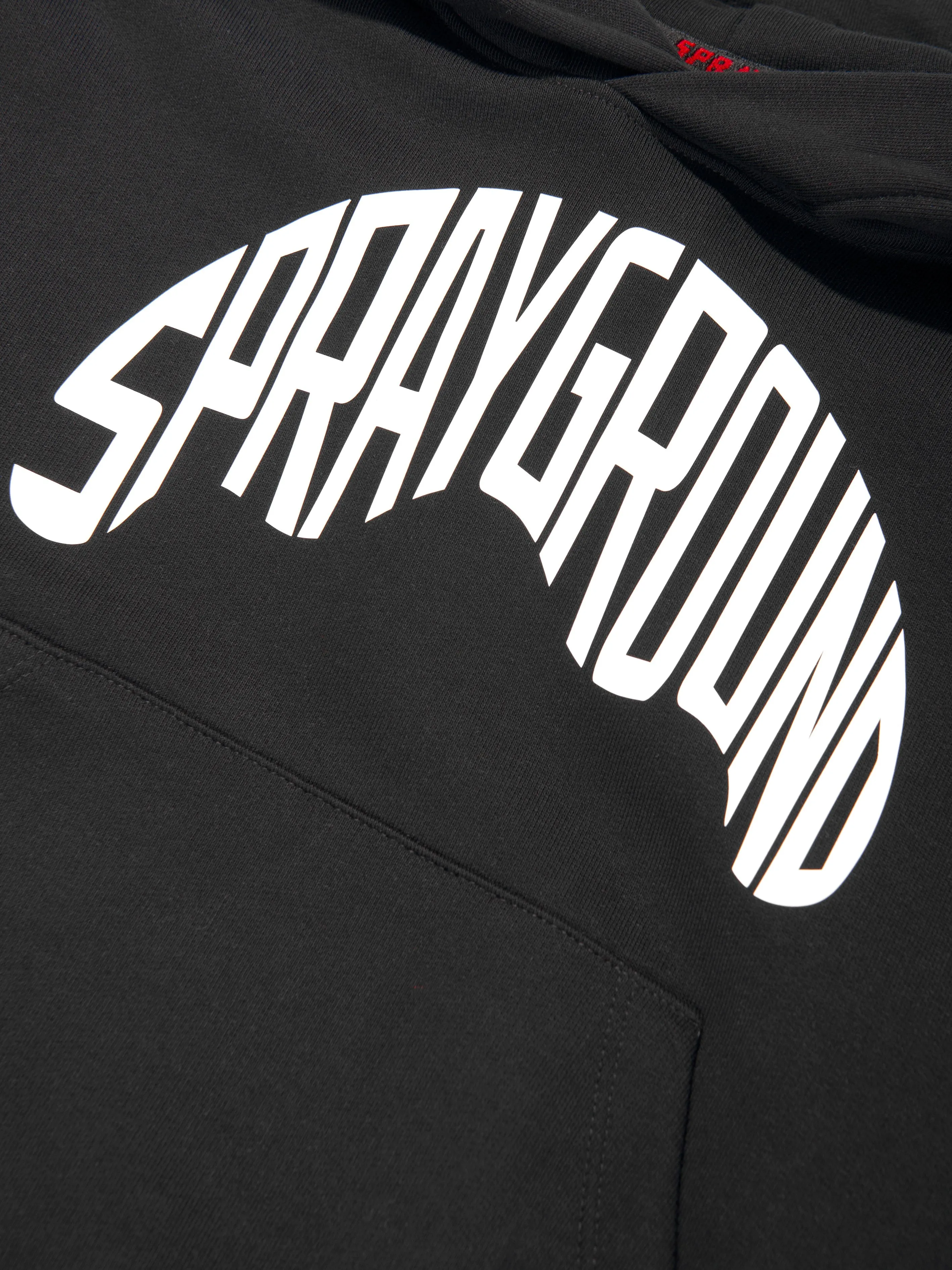 Sprayground Boys Shark Shape Logo Hoodie in Black