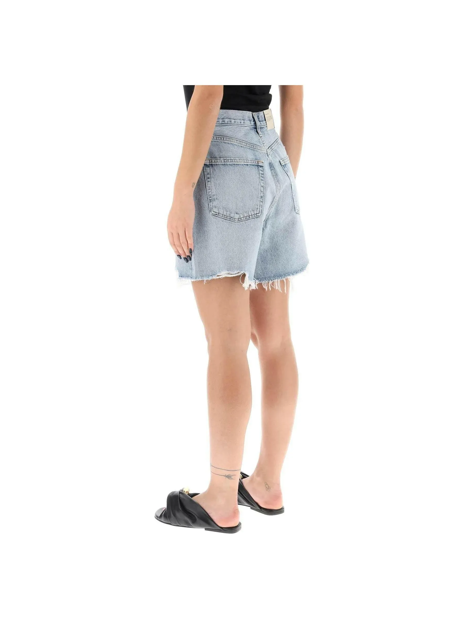 Stella Distressed Denim Shorts
