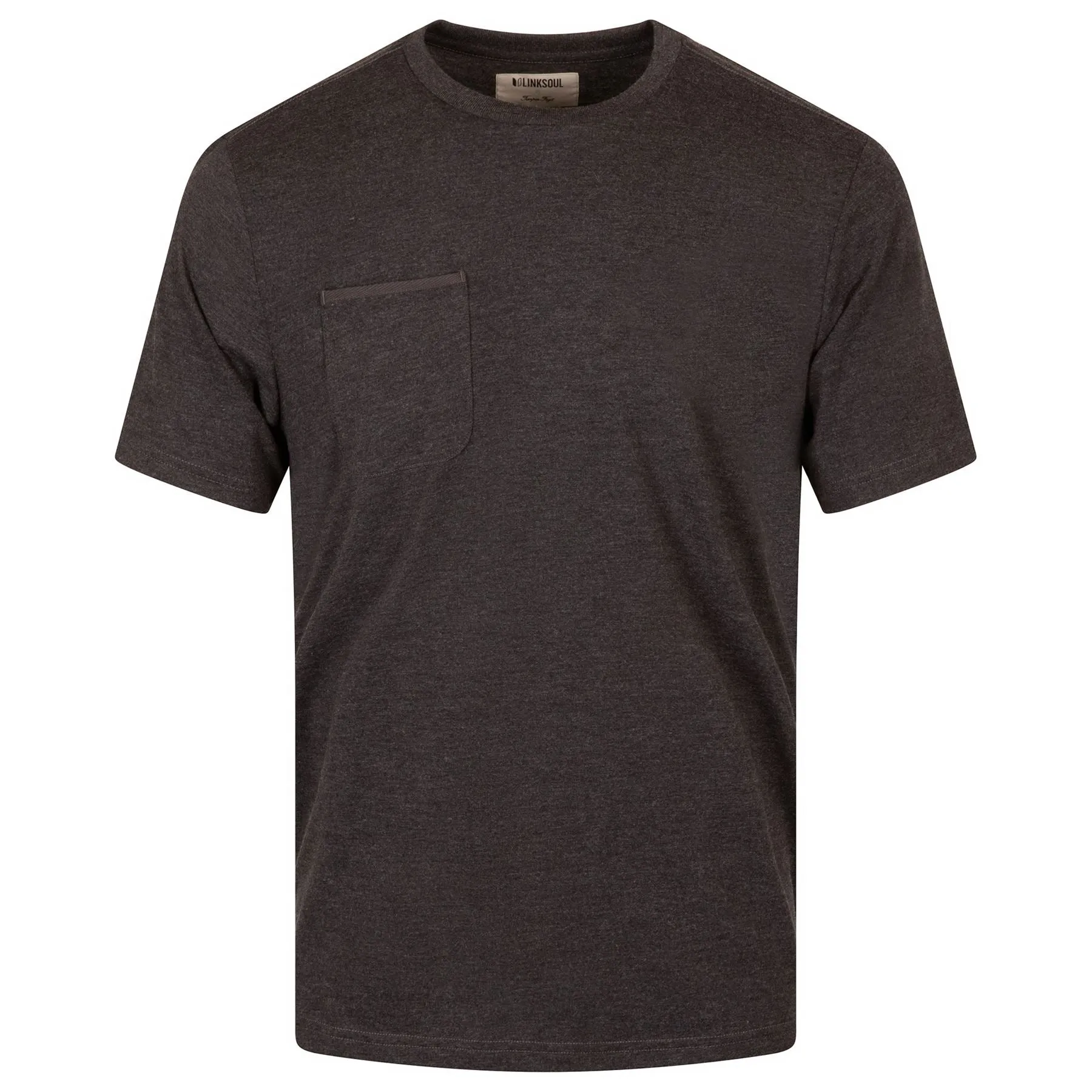 Sur Pocket Crew Tee Black Heather - SS24