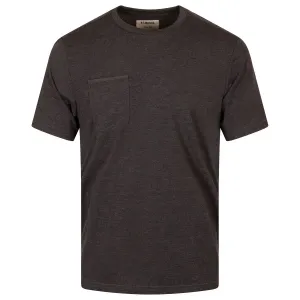 Sur Pocket Crew Tee Black Heather - SS24