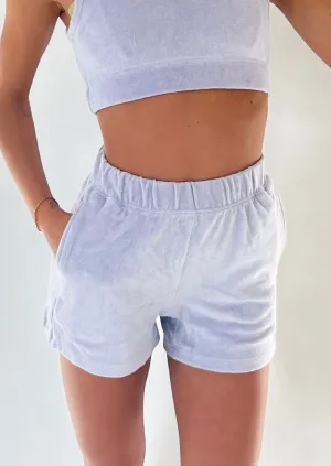 Terry Cloth Shorts | Mauve Lilac