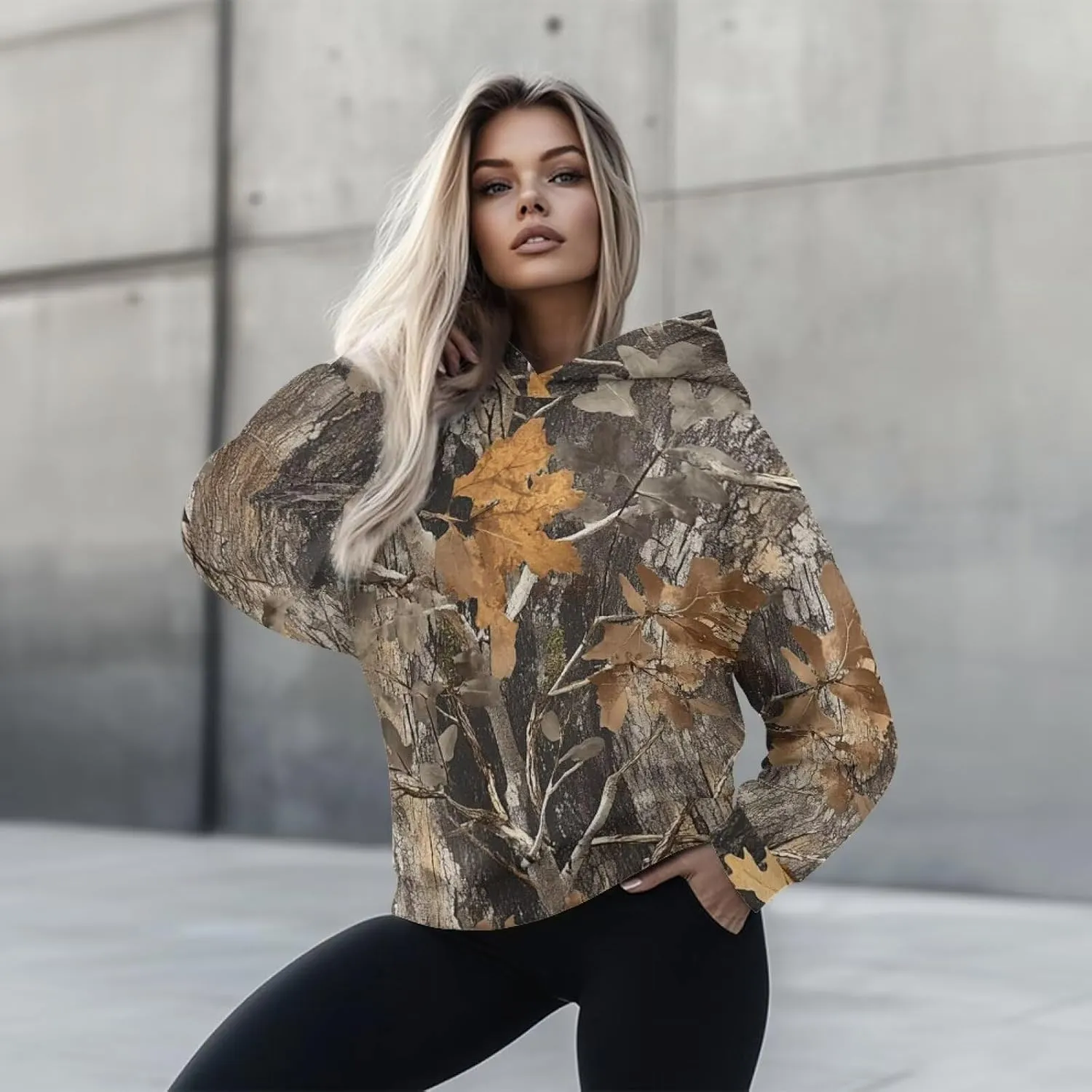 TOADDITDO Women Sweatshirts Trendy Oversized Hoodies Sweatshirt Long Sleeve Fall/Winter Outfits Fashion Clothes