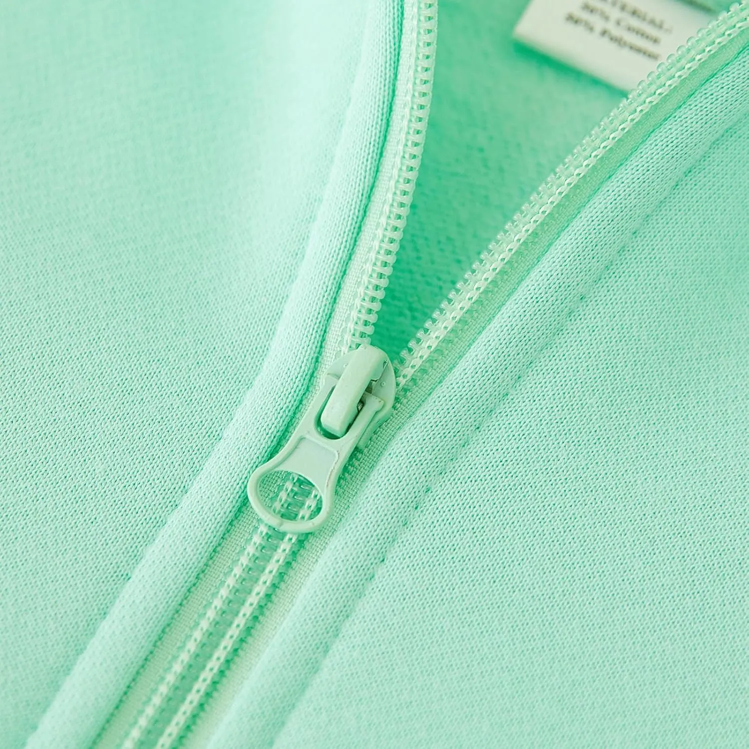 UMELOK Kids Full Zip-Up Hoodie Solid Sweatshirt for Boys and Girls