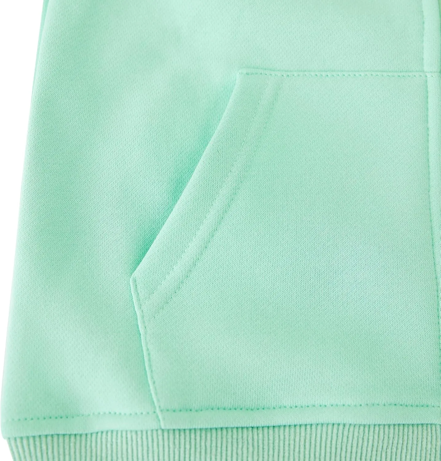 UMELOK Kids Full Zip-Up Hoodie Solid Sweatshirt for Boys and Girls