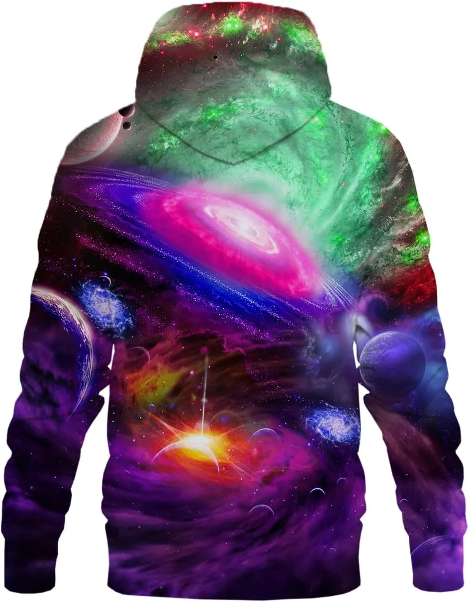Unisex 3D Printed Hoodies Graphic Pullover Hooded Sweatshirt for Men Women