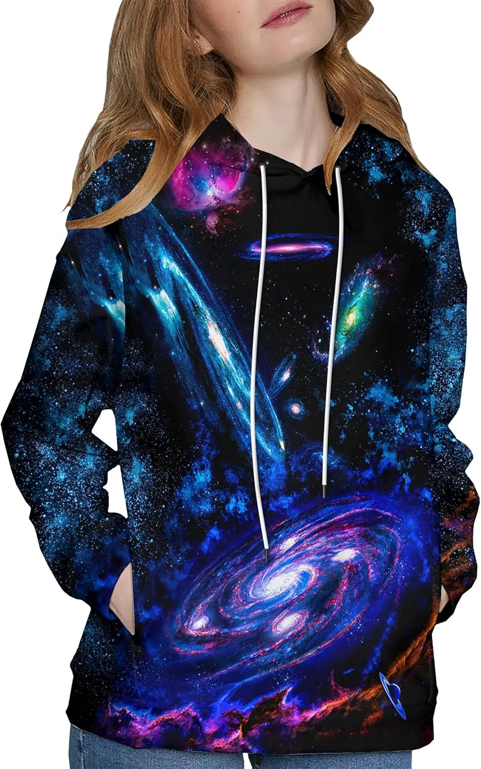 Unisex 3D Printed Hoodies Graphic Pullover Hooded Sweatshirt for Men Women