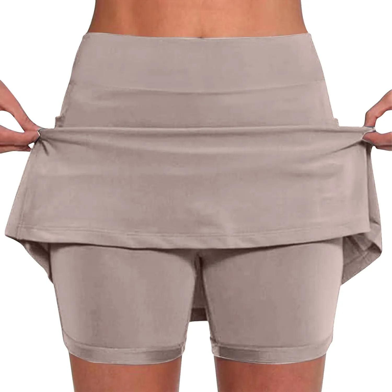 Women's Tennis Skirt High Waisted Golf Skirts Athletic Skorts for Woman Pickleball Skort with Built in Shorts