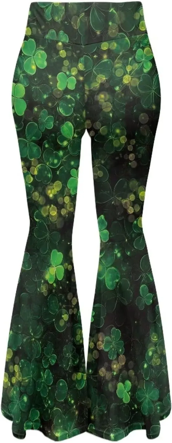 Xhuibop Flare Yoga Pants for Women Tummy Control High Waisted Flared Trousers