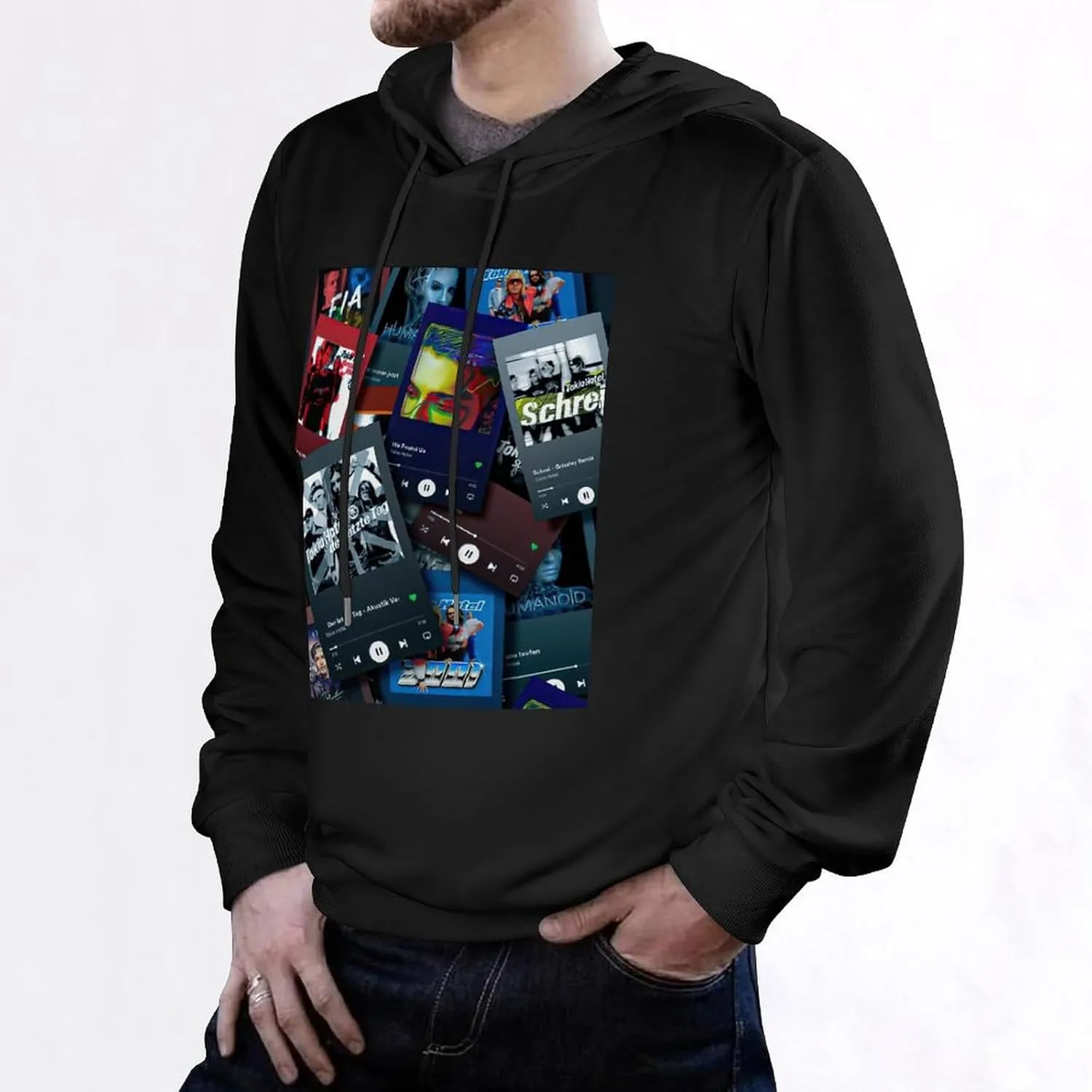 Youth Long Sleeve Pullover Hoodies Jacket Sport Hooded Sweater Costume